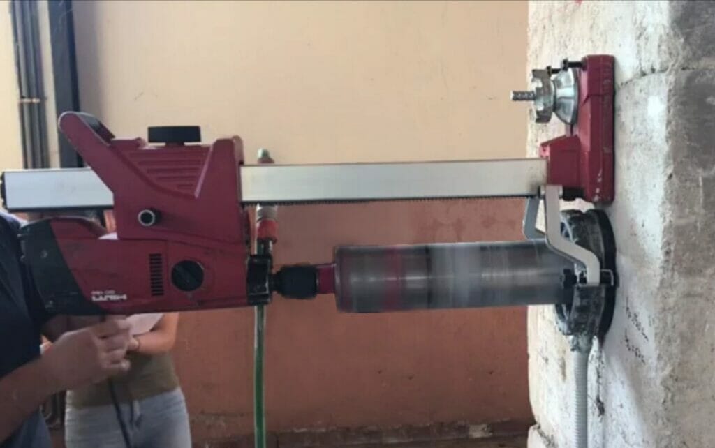 prelievo di campioni di calcestruzzo, resistenza del calcestruzzo