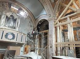 Ristrutturazione chiesa con la diagnostica dei beni culturali